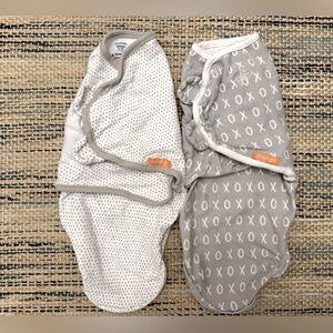 SwaddleMe by Ingenuity Original Swaddle, S/M, 0-3m, 7-14lbs Up to 26in, 2-Pack